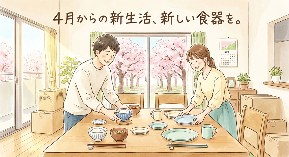 春　新生活を彩る「お気に入りの器」